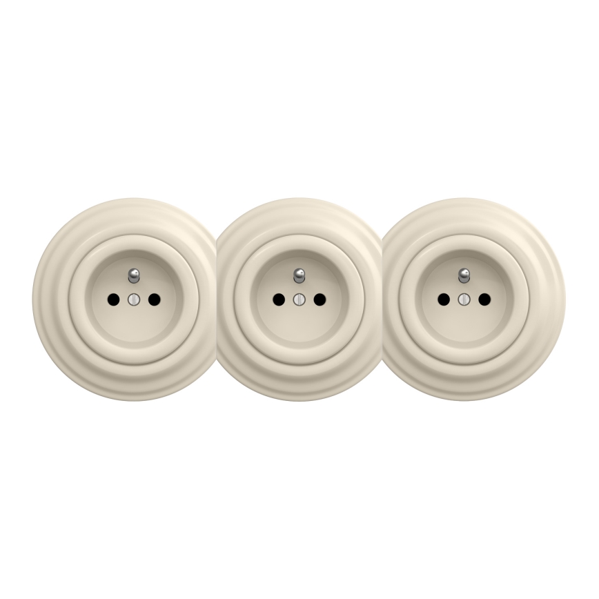 Kliklap - Cadre rétro central beige