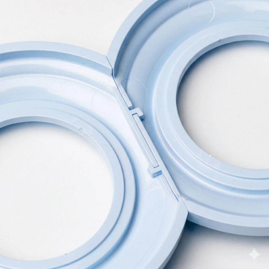 Kliklap - Cadre rétro central bleu