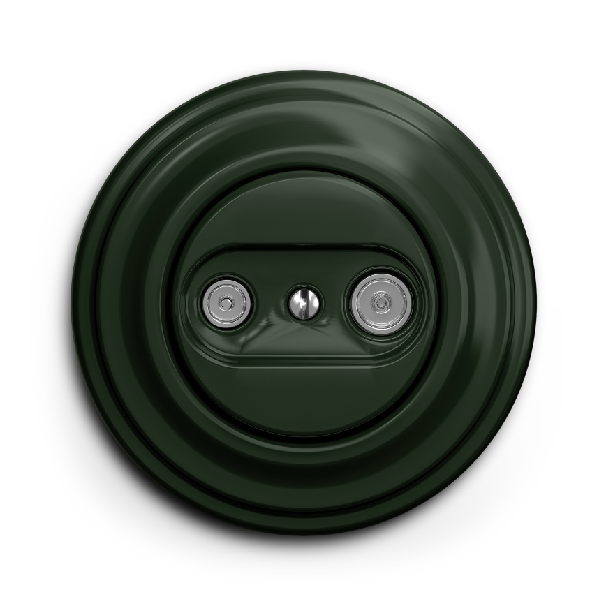 Kliklap - Cadre vintage simple vert