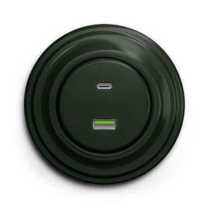 Kliklap - Cadre vintage simple vert