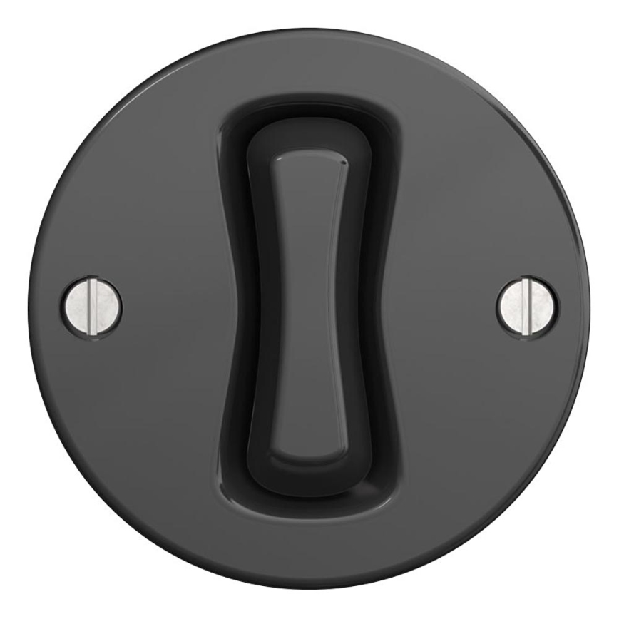 Kliklap - Interrupteur croisé vintage n° 7 anthracite