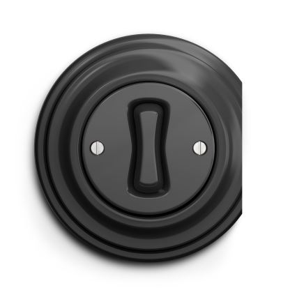 Kliklap - Interrupteur croisé vintage n° 7 anthracite