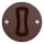 Kliklap - Interrupteur croisé vintage n° 7 marron
