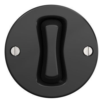 Kliklap - Interrupteur d'escalier vintage n° 6 noir