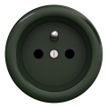 Kliklap - Prise domestique rétro sans cadre 230 V verte