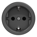 Kliklap - Prise murale rétro sans cadre SCHUKO 230V/16A anthracite