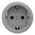 Kliklap - Prise murale rétro sans plaque SCHUKO 230V/16A grise