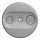 Kliklap - Prise RJ45 vintage TV+R (continuous) sans cadre gris