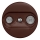 Kliklap - Prise RJ45 vintage TV+R (continuous) sans cadre marron