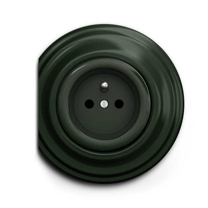 Kliklap - Prise vintage 230 V verte
