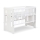 KLUPŚ - Lit bébé SAFARI 120 x 60 cm motif lapin pin/blanc