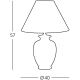 Kolarz 0014.74.3 - Lampe de table GIARDINO 1xE27/100W/230V