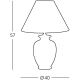 Kolarz 0014.74.6 - Lampe de table TLAVORIO 1xE27/100W/230V
