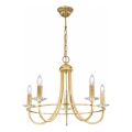 Kolarz 330.85.8C - Suspension chaîne en cristal IMPERIAL 5xE14/60W/230V doré