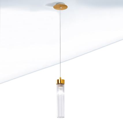 Kolarz 6009.30130 - Suspension filaire RAGGIO 1xE14/25W/230V 24K doré