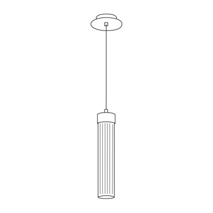 Kolarz 6009.30130 - Suspension filaire RAGGIO 1xE14/25W/230V 24K doré