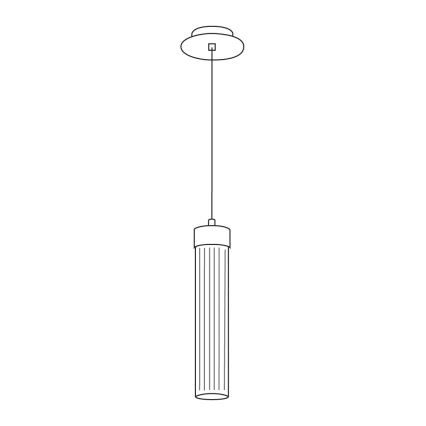 Kolarz 6009.30150 - Suspension filaire RAGGIO 1xE14/25W/230V argenté