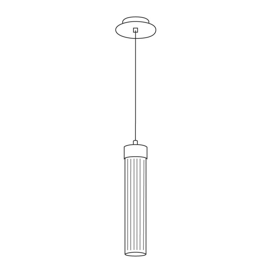 Kolarz 6009.30150 - Suspension filaire RAGGIO 1xE14/25W/230V argenté