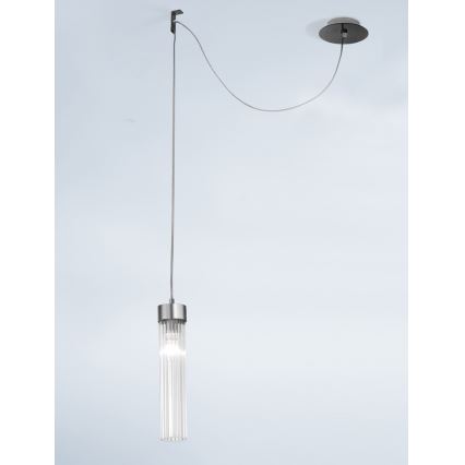 Kolarz 6009.30161 - Suspension filaire RAGGIO 1xE14/25W/230V matte chromé