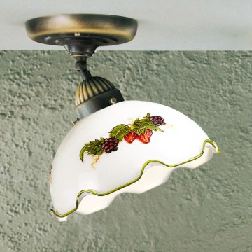 Kolarz 731.10.113 - Plafonnier NONNA 1xE27/75W/230V Ø 20 cm bordeaux/fraise