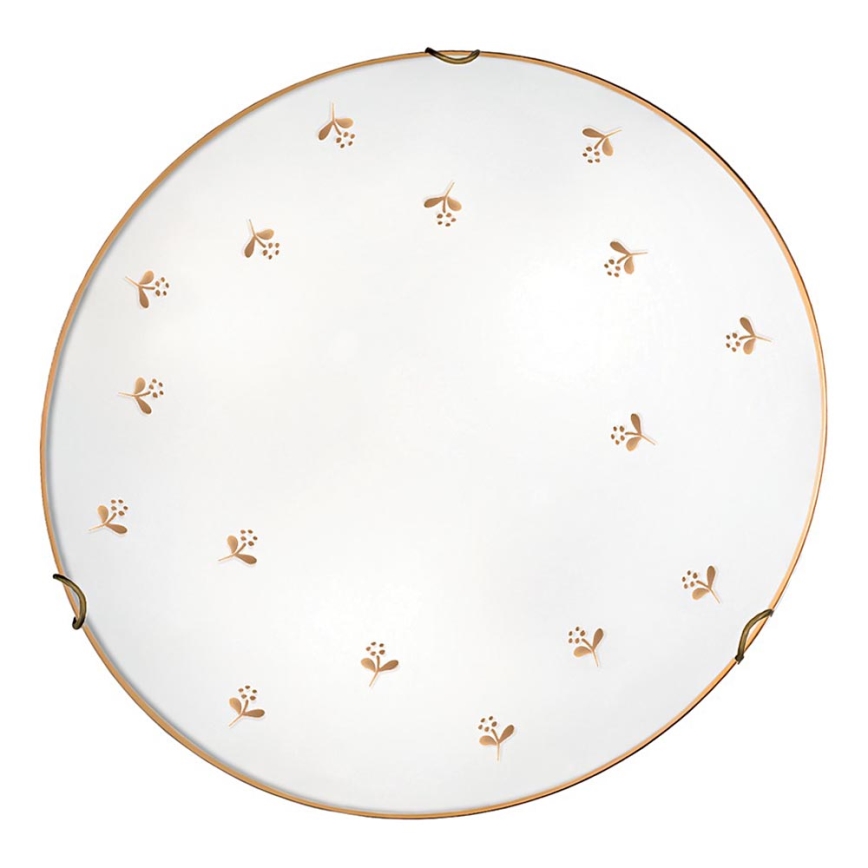 Kolarz 731.12.4.160 - Applique murale NONNA 2xE27/60W/230V Ø 40 cm à motif floral, finition or rose