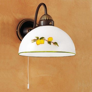 Kolarz 731.61.126 - Applique murale NONNA 1xE27/75W/230V citrons