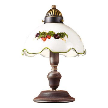 Kolarz 731.73.113 - Lampe de table NONNA 1xE14/60W/230V bordeaux/fraise
