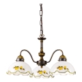 Kolarz 731.83.116 - Lustre suspendu sur chaîne NONNA 3xE27/75W/230V motif citrons