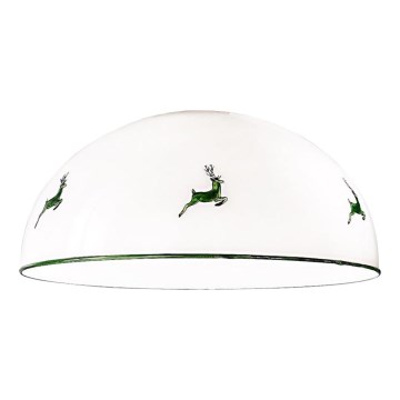 Kolarz 731.G101 - Verre de rechange pour lustre NONNA E27 Ø 30 cm vert «jelení»