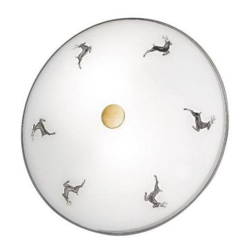 Kolarz 731.U12.4.133 - Plafonnier NONNA 2xE14/60W/230V Ø 32 cm gris/laiton