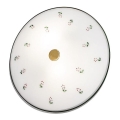 Kolarz 731.U12.4.70 - Plafonnier NONNA 2xE14/60W/230V Ø 32 cm vert/laiton