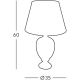 Kolarz 780.70 - Lampe de table GIARDINO 1xE27/100W/230V
