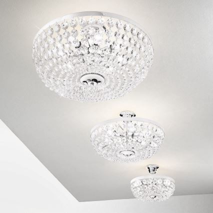 Kolarz 960.13K.5 - Lustre en cristal avec tige VALERIE 3xE14/40W/230V