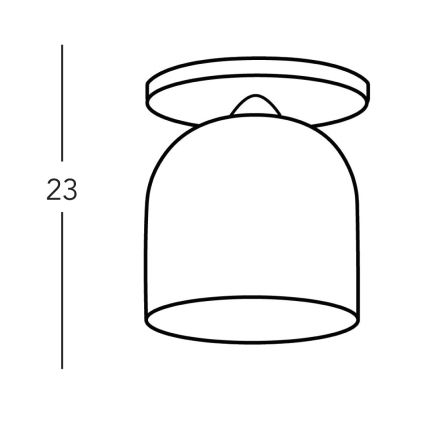 Kolarz A1352.11.Au - Plafonnier NONNA 1xE27/60W/230V chêne/blanc/doré