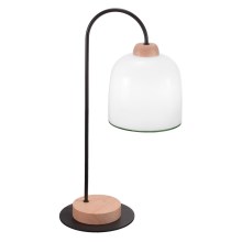 Kolarz A1352.71.G - Lampe de table NONNA 1xE27/60W/230V chêne/blanc/vert