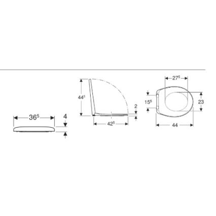 Kolo K90123000 - Abattant WC Rekord duroplast/blanc