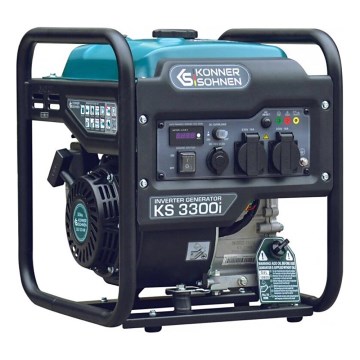 Könner & Söhnen 12111 - Générateur électrique à onduleur KS 3300i 3300W