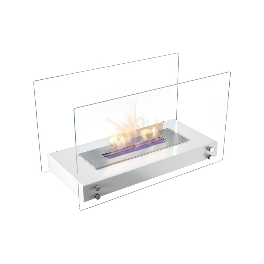 Kratki - Cheminée BIO 40,2x70 cm 2kW blanc