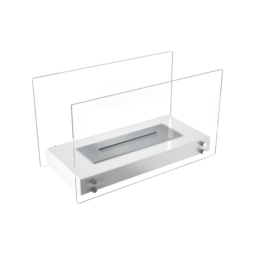 Kratki - Cheminée BIO 40,2x70 cm 2kW blanc