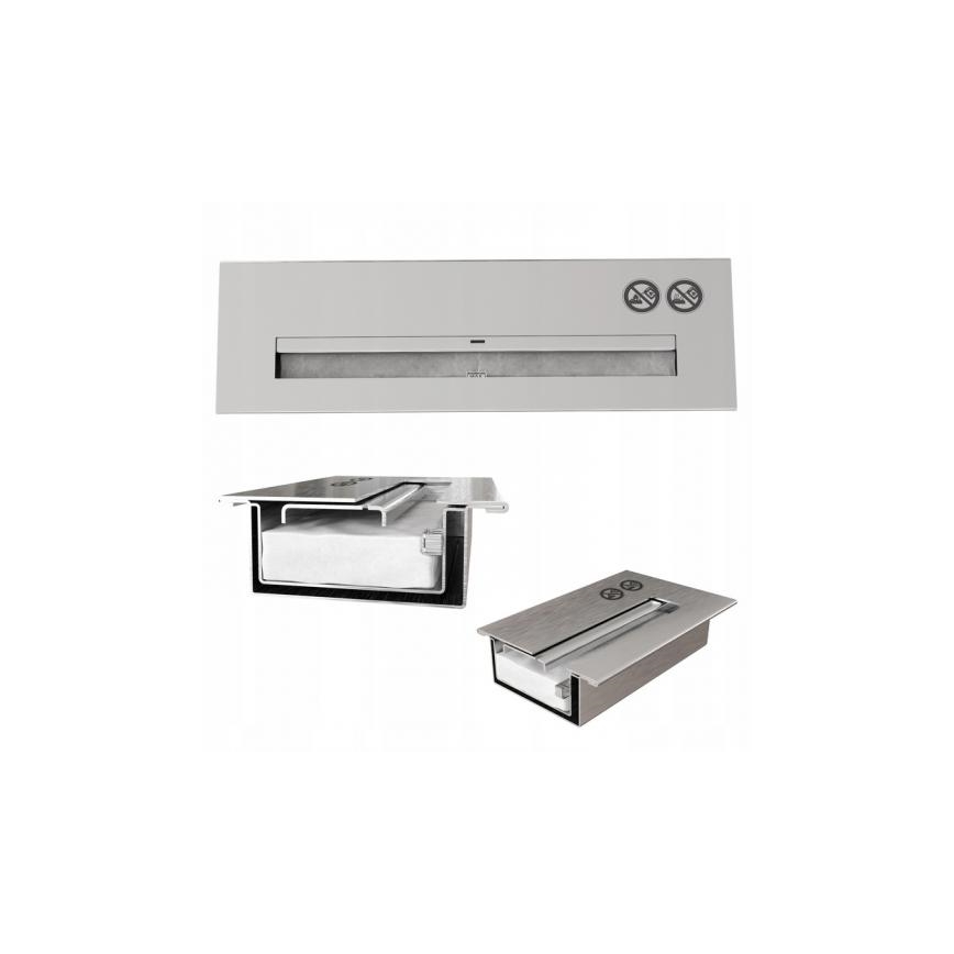 Kratki - Cheminée BIO 40,2x70 cm 2kW blanc