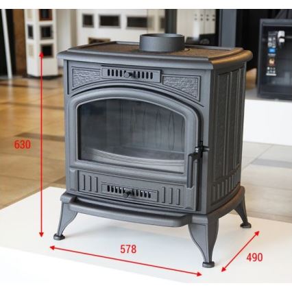 Kratki - Cheminée en fonte 8kW 150mm