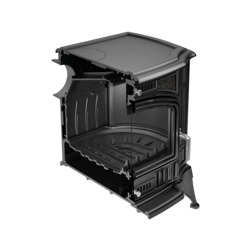 Kratki - Cheminée en fonte 10kW 150mm