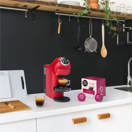 Krups - Machine à café à capsule NESCAFÉ DOLCE GUSTO GENIO S PLUS 1500W rouge