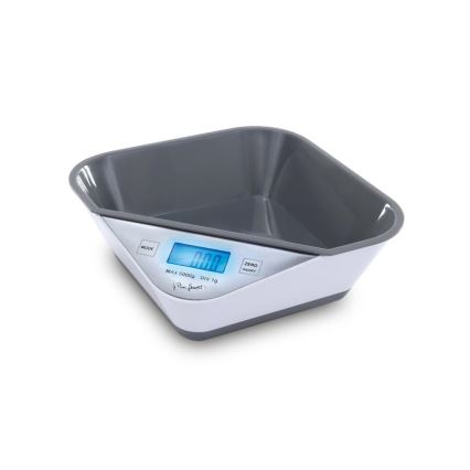 Lamart - Balance de cuisine numérique 2xAAA blanche/grise