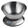 Lamart - Balance de cuisine numérique avec écran LCD et bol, 2xAAA, inox