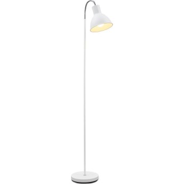 Lampadaire 1 ampoule E27, 25 W, 230 V, blanc
