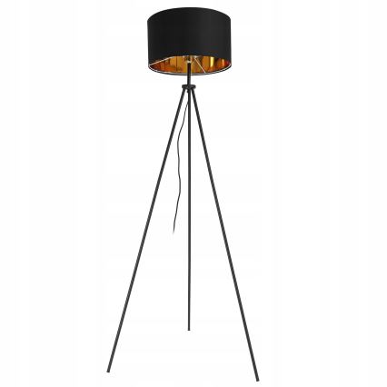 Lampadaire 1 x E27, 40 W, 230 V, noir