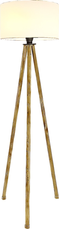Lampadaire 1xE27/40W/230V beige/blanc