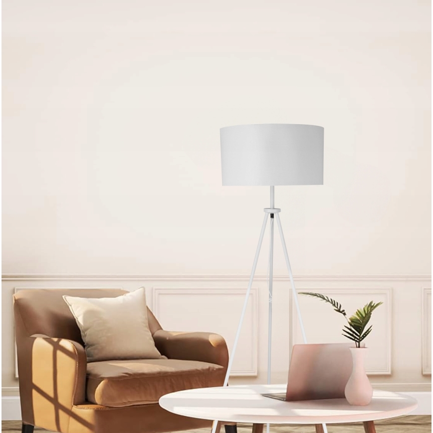 Lampadaire 1xE27/40W/230V blanc