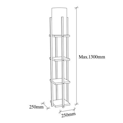 Lampadaire 1xE27/40W/230V